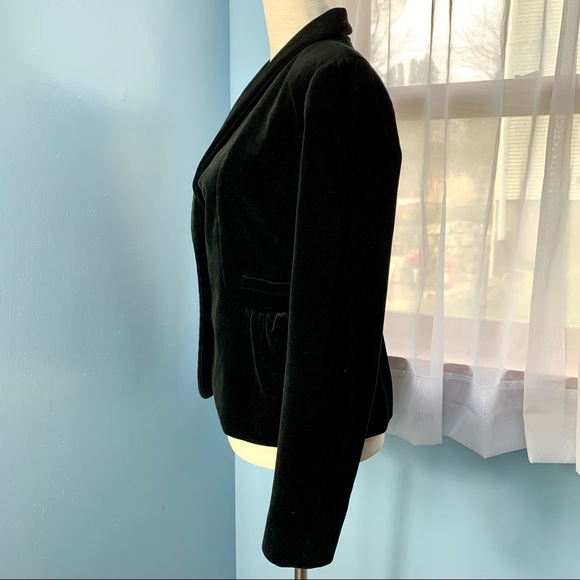 J. Crew Eden Black Velvet Blazer - Picture 3 of 9